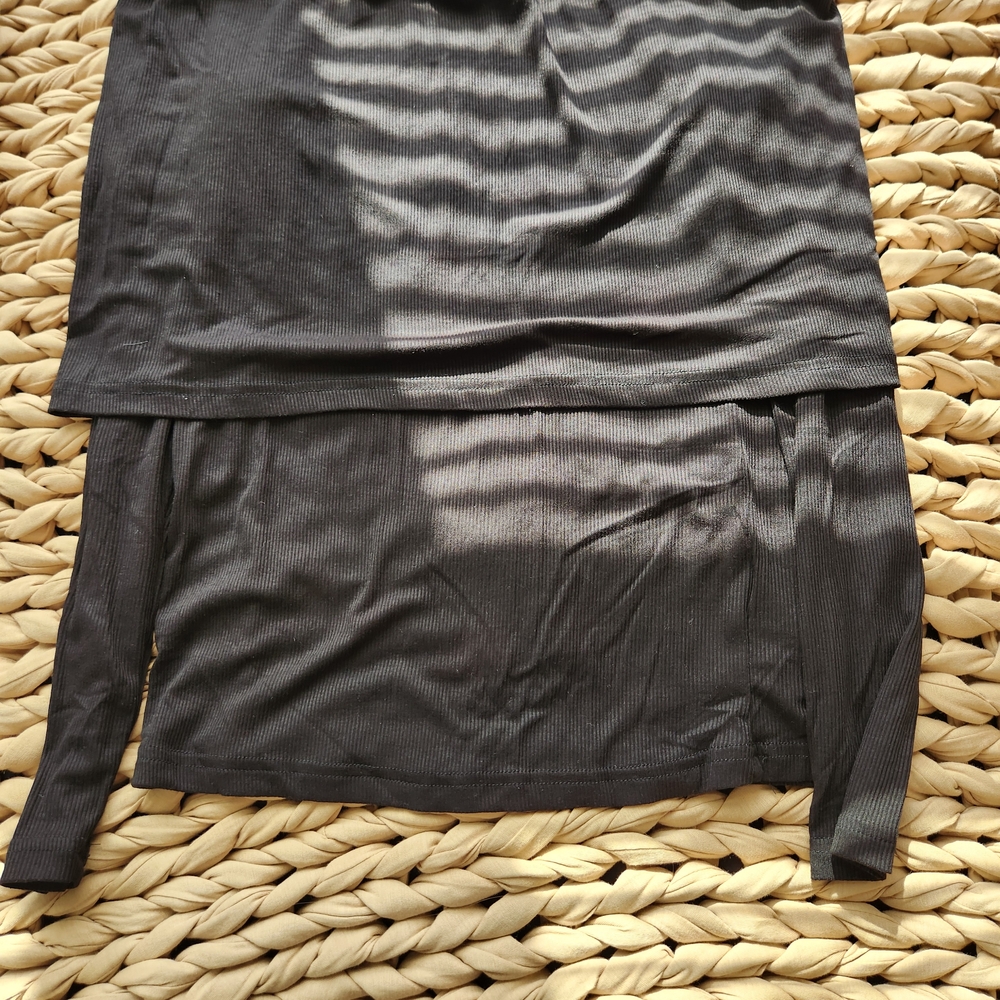 Black Layered Skirt